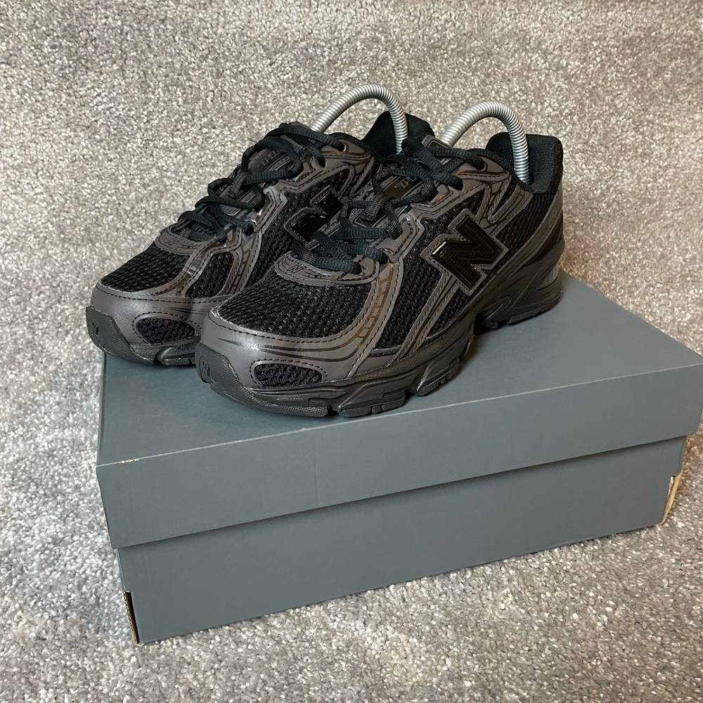New Balance Charcoal and Black Running Shoes